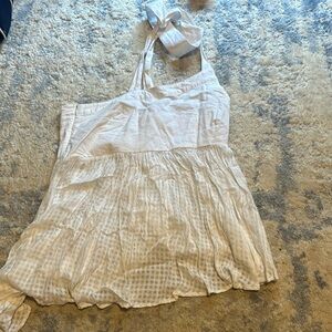 White Free People halter top size small